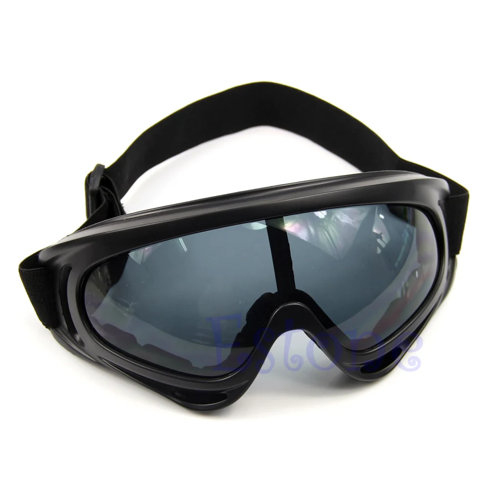 Горячие Мотоцикл пылезащитный лыжный сноуборд солнцезащитные очки линзы рамки глаз очки - Цвет: Серый