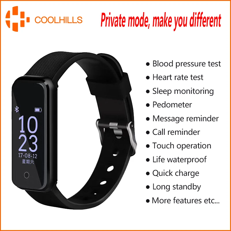 CB601 Smart Bracelet Heart Rate Monitor Blood Pressure Tracker Call Message Reminder Passometer Wirst Band for Android iOS | Электроника