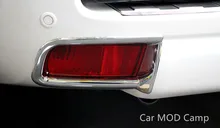 Для Toyota Land Cruiser Prado FJ150 2010-2018 ABS Chrome сзади противотуманных фар Крышка лампы отделкой 2 шт. автомобиля Средства для укладки волос!