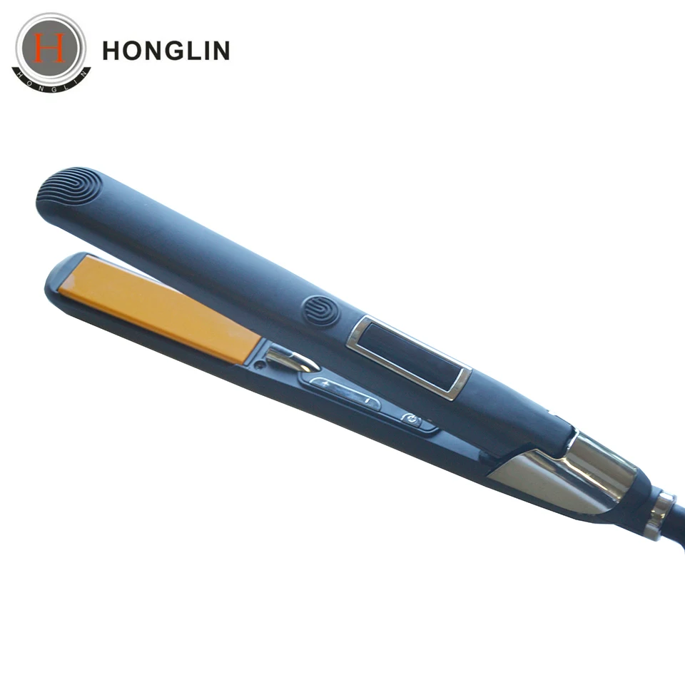 Hair Straightener Curler 2 In 1 Coarse Thin Hair Crimper Dual