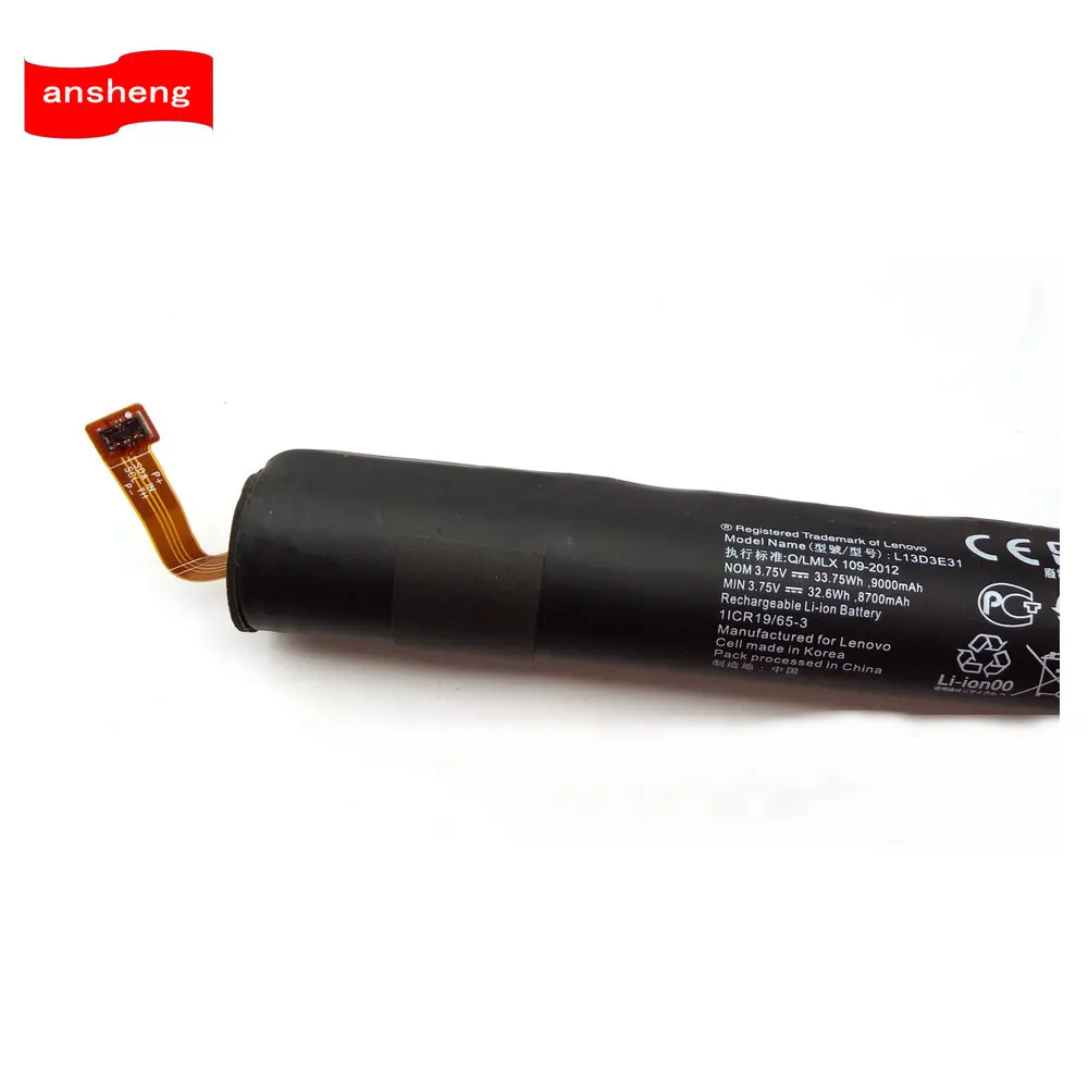 

High Quality 9000mAh L13D3E31 L13C3E31 battery for Lenovo YOGA 10" B8000 B8080 60047 B8000-F B8000-H B8080-H B8080-F