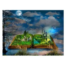 

100% Full DIY 5D Diamond Painting Creative Sceneic Book Starry Sky Cross Stitch Diamond Embroidery Patterns Diamond Mosaic