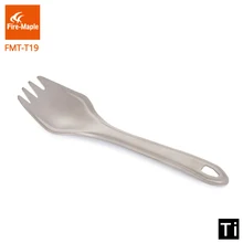 Fire Maple Outdoor Lightweight Portable Climbing Camping Trip Travel Titanium Spork FMT-T19 цена Fire Maple Outdoor Lightweight Portable Climbing Camping Trip Travel Titanium Spork FMT-T19 цены онлайн