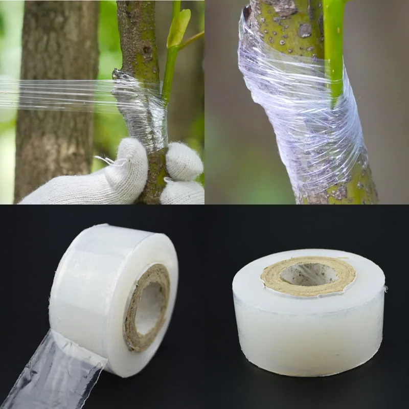Self-adhesive Fruit Tree Grafting Tape Plants Gardening Tools Nursery 3cm/100M 