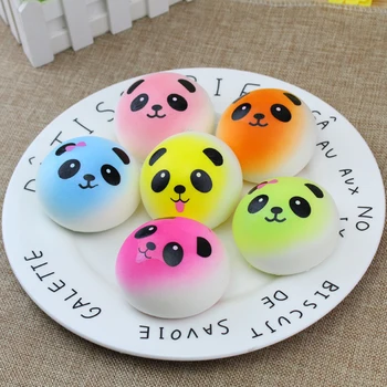 

1pc Colorful Design Kids Kawaii Antistress Squishy Toys 4/7/9cm PU Panda Slow Rising Squishies Scented Kids Stress Toy Gifts #DS