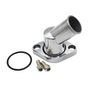 Автомобильная водяная шейка для Chevy, маленький блок, поворот на 45 градусов, водяная шейка 305 307 350 SBC V8 d12 - изображение