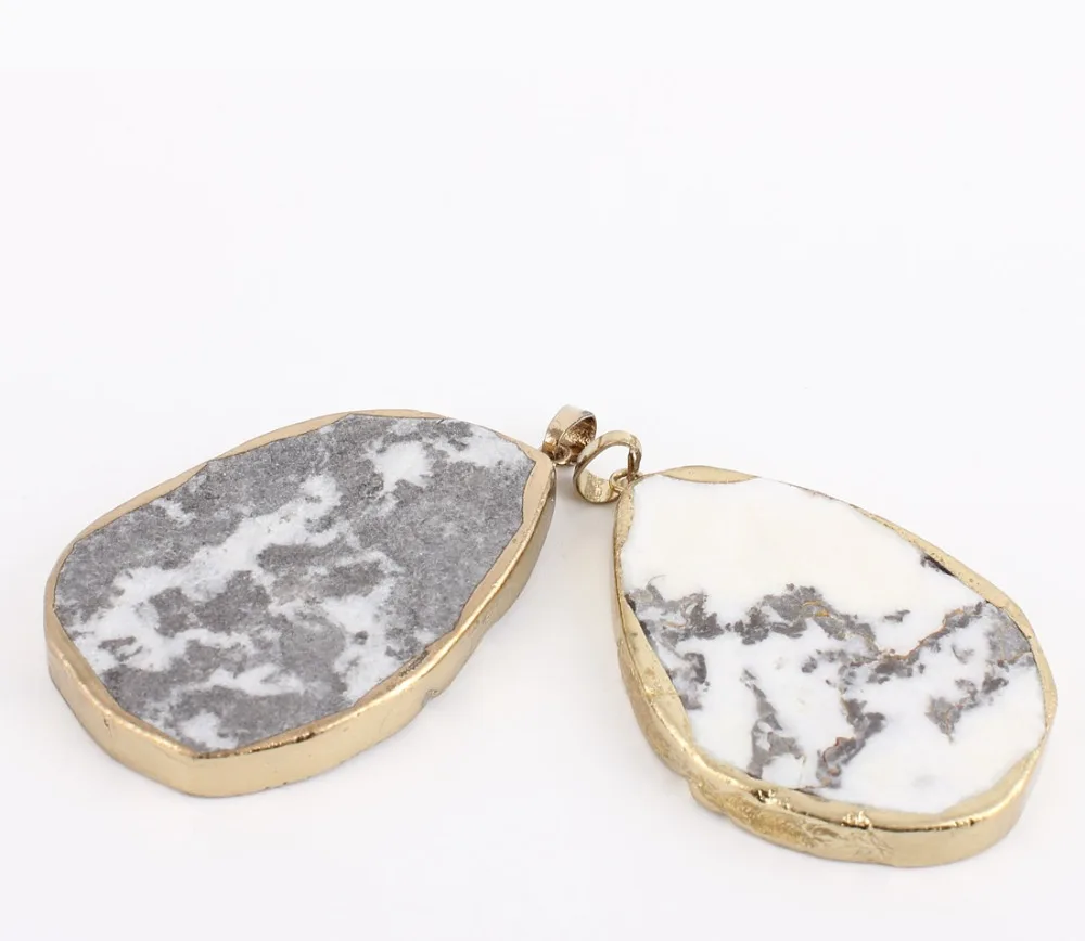 

Irregular Nature Stone Pendant DIY Necklace Bracelet Girl Gift