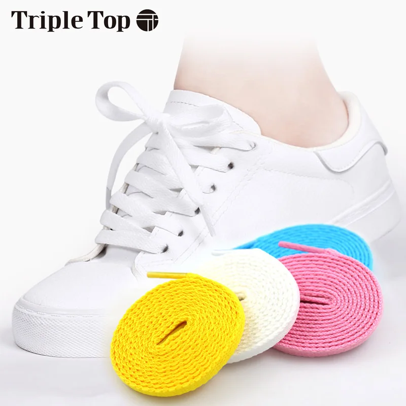 TRipleTop Красочные оригинальные эластичные Прочные шнурки с уменьшением катышков