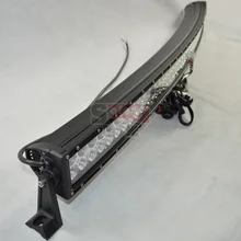 50 inch 288W Curved led Work light bar offroad 288w LED light bar for off road 4X4 4WD Truck ATV SUV 12V24V boat Combo +Wire Kit