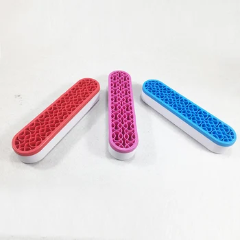 

Colorful Silicone Storage Box for Nails Multi Function Cosmetic Makeup Nail Art Tools for Organizer Display Painting Brush