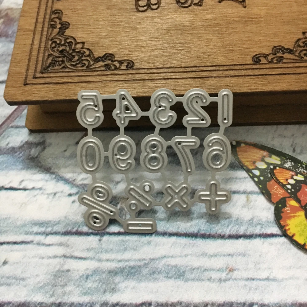 Новые 0-9 номера, математика, символы, металлические режущие штампы ...