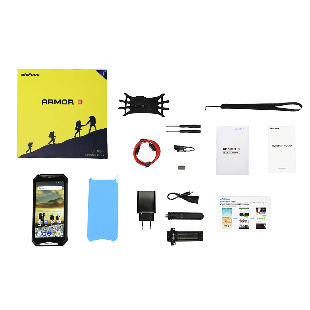 Ulefone Armor 3T телефон смартфон телефоны смартфоны IP68 водонепроницаемый мобильный