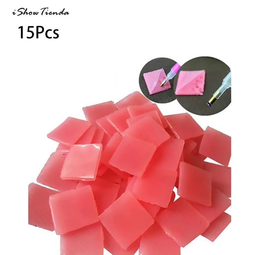 

15Pcs Dotting Diamonds Point Pen Drilling Mud Nail Art Diamond Embroidery Tools Paste DIY Sticker Tool For Nail Art Work