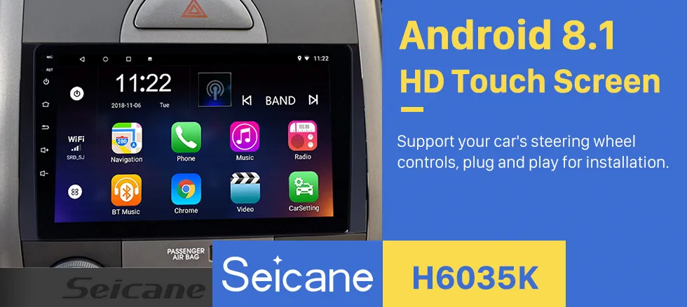 Flash Deal Seicane 9 Inch Android 8.1 Bluetooth GPS Navigation For 2008-2016 KIA Borrego Car Auto Stereo with 3G WiFi SWC Rearview camera 0
