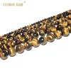 Cuentas redondas sueltas AAA + 100% de piedra de ojo de tigre fina Natural para fabricación de joyería Diy, collar de pulsera de 4/6/8/10/12mm, hilo de 15'' ► Foto 1/6