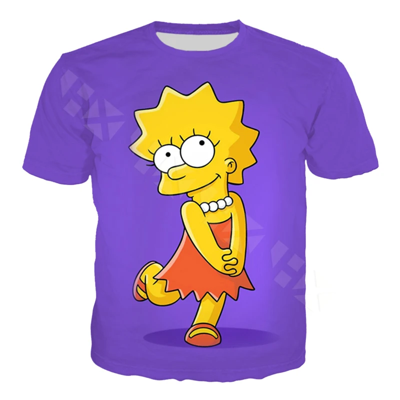 

Anime The Simpsons Funny T Shirt 3D Printed Hip Hop Men Women Harajuku Hoodies Cartoon Sweatshirts Casual Tops HX998