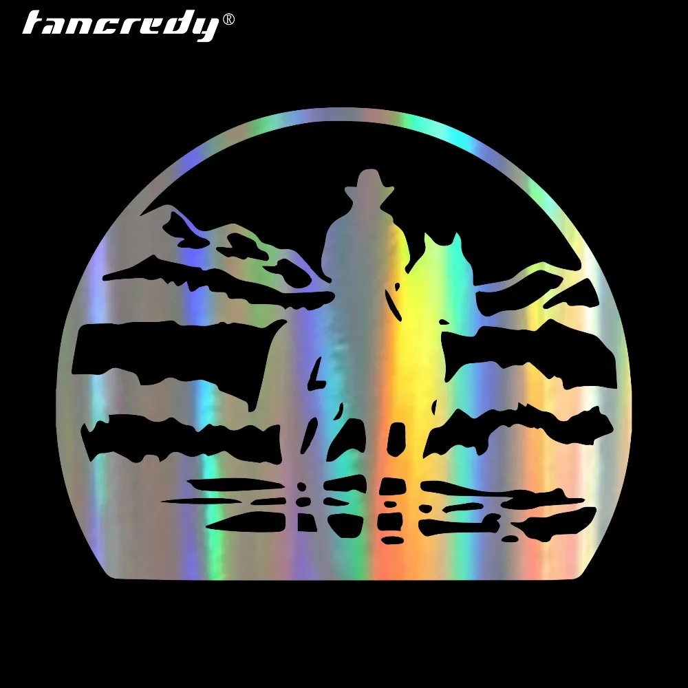 Ковбойские автомобильные наклейки на бампер Tancredy стильные украшения для