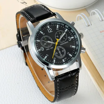

Mens Fashion Casual Quartz Watch Male Leather Strap Wristwatch Military Sport Watch Relogio Masculino Clock New Reloges Hombre
