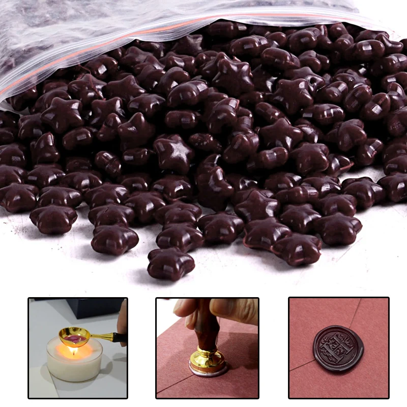 Vintage Sealing Wax Beads Tablet Pill Wax Seal Sticks Wax Sealing