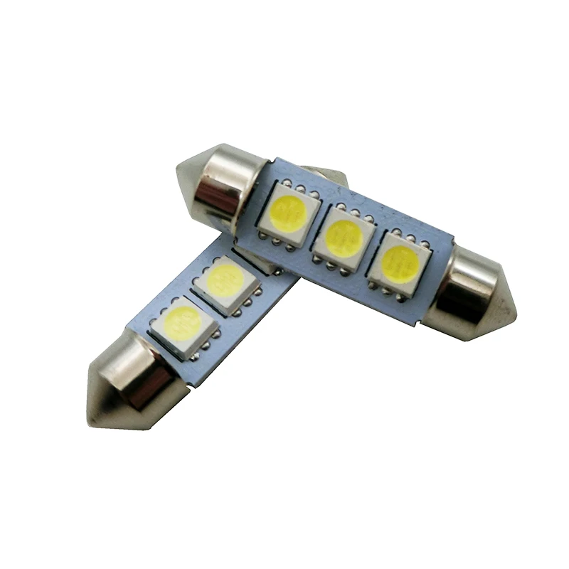 Белый Автомобильные светодиодные C5W 5050 3 Smd 3Smd 31 мм 36 мм/39 мм/41 мм Dc 12 V лампа для внутреннего корпуса сигнальная лампа для открытой автомобильной двери с лампа лампочка указателя поворота