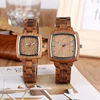 Unique Walnut Wooden Watches for Lovers Couple Men Watch Women Woody Band Reloj Hombre 2022 Clock Male Hours Top Souvenir Gifts ► Photo 3/6