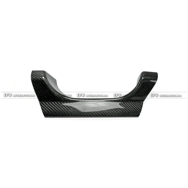 Carbon Fiber Rear Bumper Exhaust Glossy Fibre Accessories Trim Car