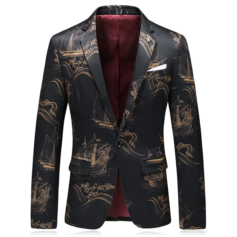 

Men's Formal Wear Wedding dress Slim Suit Jackets Blazers Men Single Breasted Casual Blazers