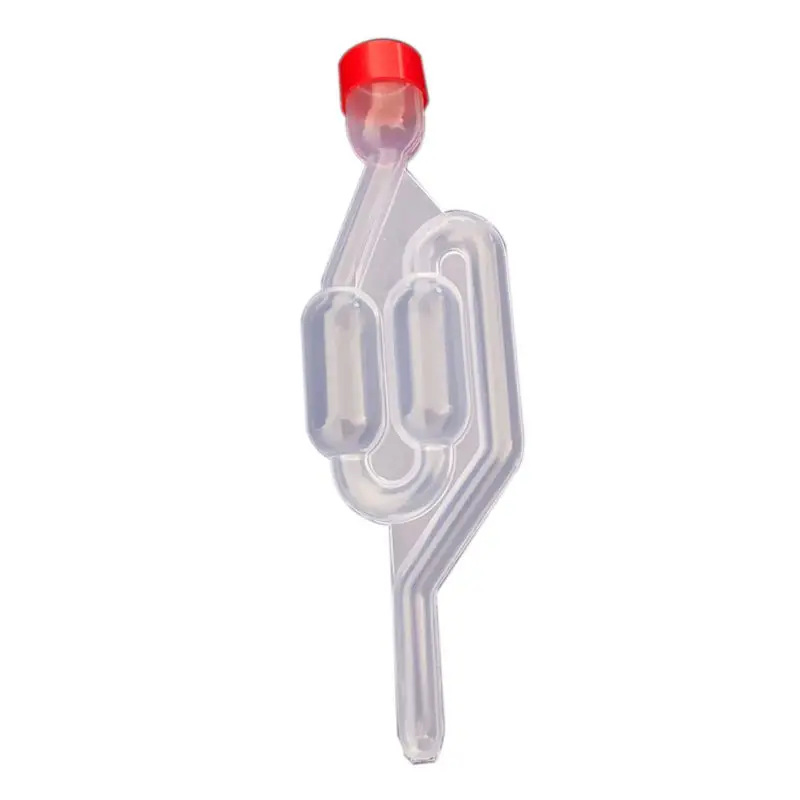 

Exhaust One-way Home Brew Wine Fermentation Airlock Home Brew Air Lock Check Valve Water Sealed Valves Plastic Air Lock