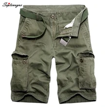 Мужские s бордшорты мужские летние Свободный Повседневный хлопковый брюки в стиле милитари шорты милитари мужские эластичные талии плюс размер; zwemкороткие heren