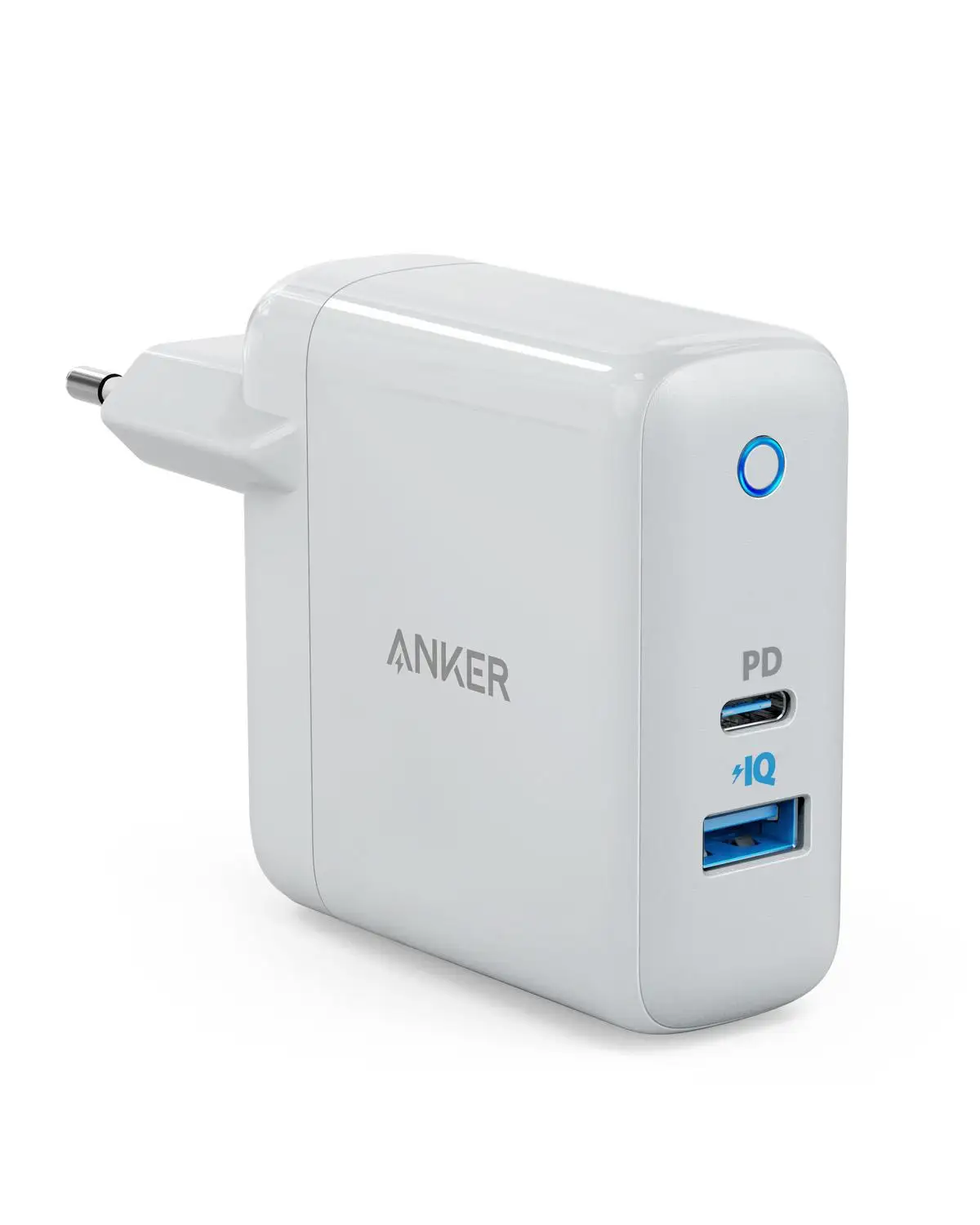 EU Plug Anker USB C зарядное устройство, мощность порт Скорость+ Duo настенное зарядное устройство с 30 Вт питания порт доставки для iPhone, iPad Pro, MacBook, Galaxy и многое другое - Тип штекера: EU Plug