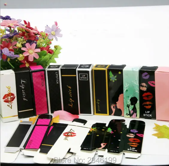 100pcs/lot DIY Lip Balm Tube Packing Box 25*25*85mm High Grade of Lipstick | Красота и здоровье