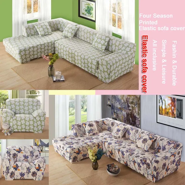Printed Color Four Season Elastic Slip Resistant Universal Sofa Set Printed Color Four Season Elastic Slip Resistant Universal Sofa Set All Inclusive Fashion Sectional