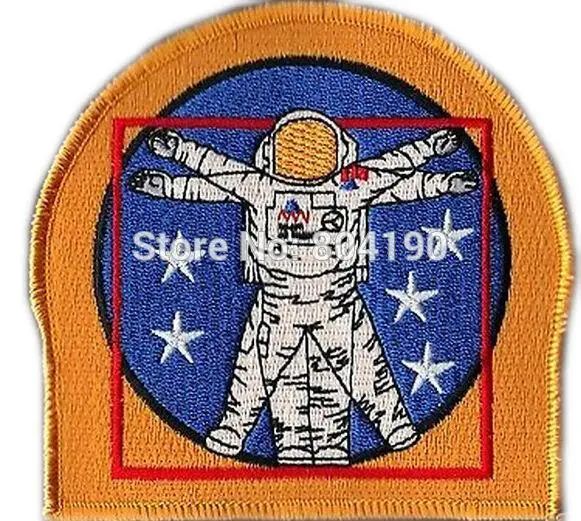 

4" EVA SHUTTLE ISS GSFC SPACE EMBROIDERED sew applique iron on shoulder patches aliens moon movie tv Patch for clothing