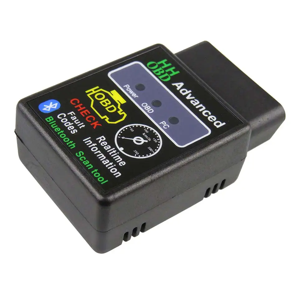 Расширенный HH OBD ELM327 Bluetooth V1.5 OBD2 ELM 327 V 1,5 автомобильный диагностический сканер для Android/PC OBDII диагностический инструмент шины CAN