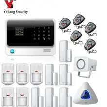 Yobang охранная Аварийная сигнализация wifi gsm, ЖК-дисплей домашняя охранная сигнализация, gsm ПИР мм сигнализация, сигнализация системы безопасности дома