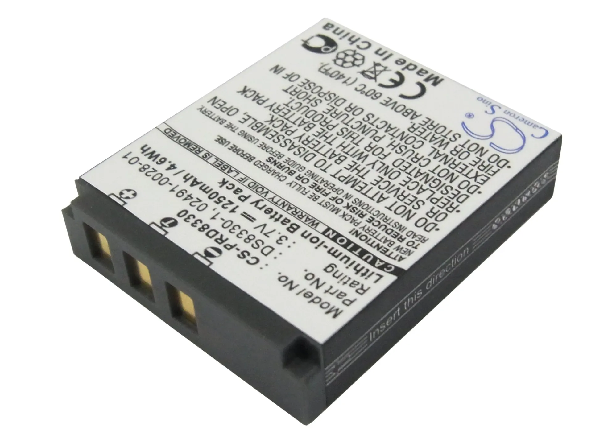 Аккумулятор Cameron Sino 1250 мАч для Premier DS8330 PRIMA DS 588 8330 8340 8650 888 Sealife DC 800|Цифровые