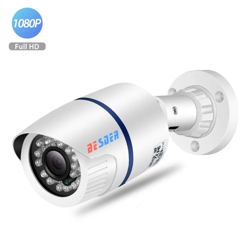 

BESDER 1080p/720p Full HD IP Camera Wide angle H.264 Outdoor Waterproof Home Security Camera CCTV Camera Email Alert P2P XMEye