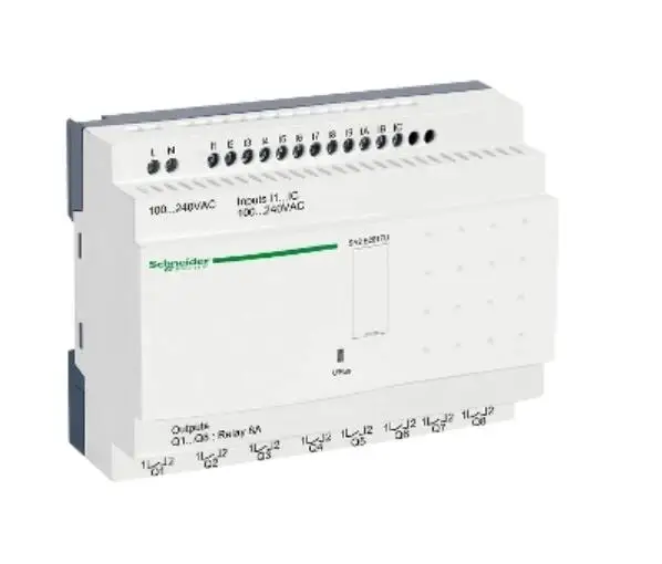 

SR2E201FU compact smart relay Zelio Logic - 20 I O - 100..240 V AC - clock - no display