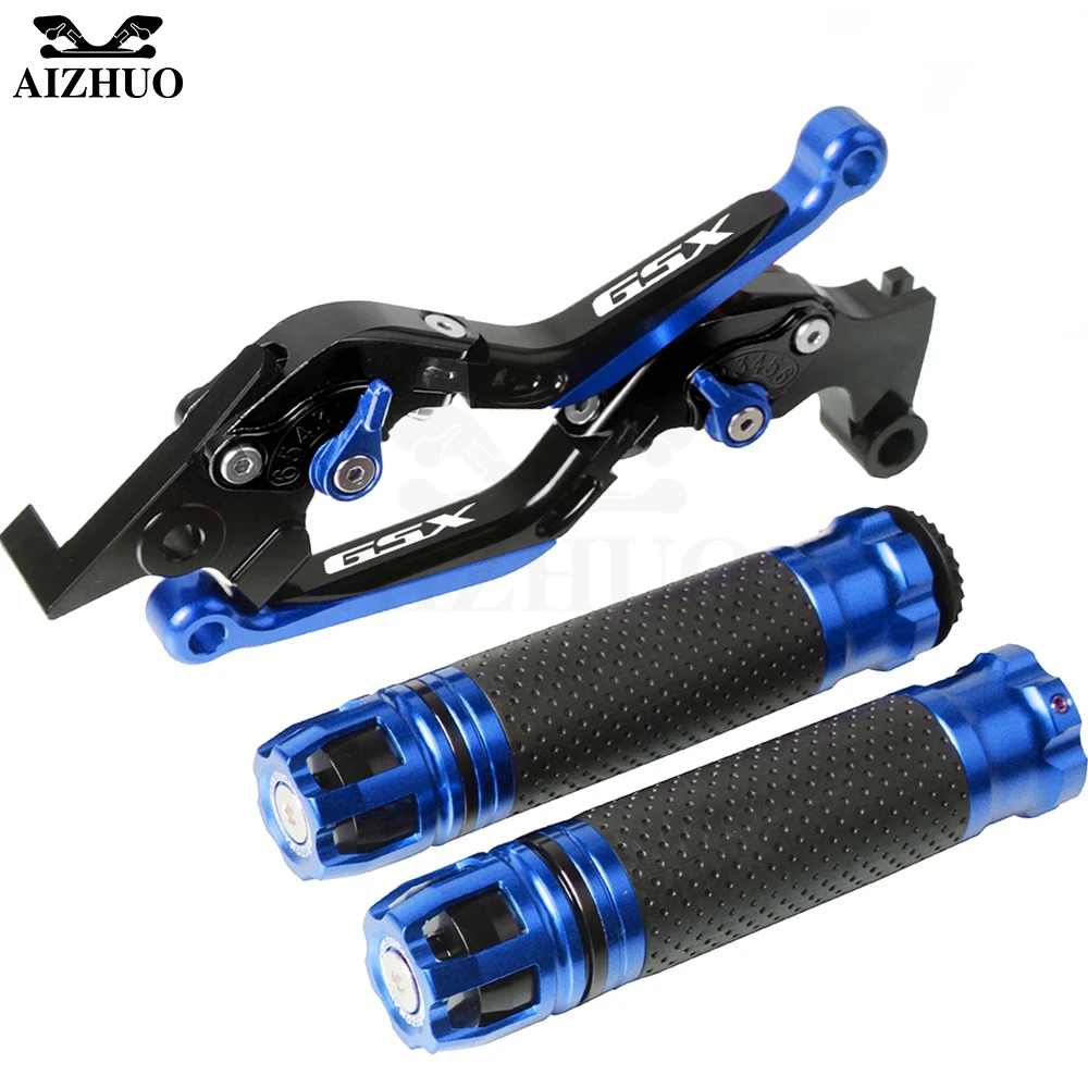 

Motorcycle Brake Clutch Lever Extendable+Hand Grips Handlebar For SUZUKI GSX1250 F/SA/ABS GSX1400 GSX 1250 1400 2010-2016 2015