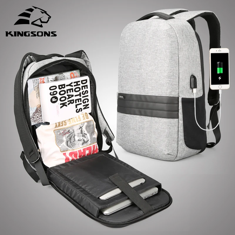 15 inch laptop backpack usb charging anti theft backpack men travel backpack waterproof school bag male mochila