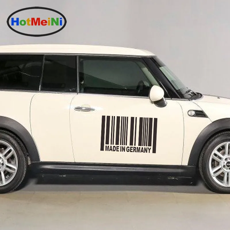 

HotMeiNi 2 X Let The World Know That Made In Germany Process Glamor Shiny Car Stickers Truck SUV Door Kayak Vinyl Decal 9 Colors