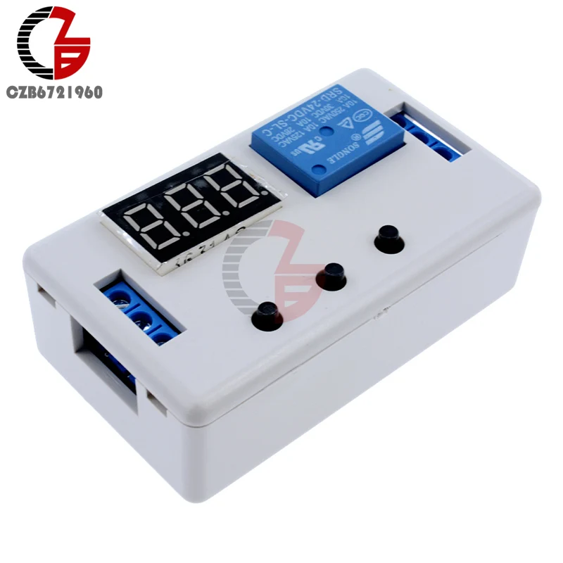 Timer Digitale DC 12V Con Display - Modulo Relay Regolabile Per Automazione - Foto 12