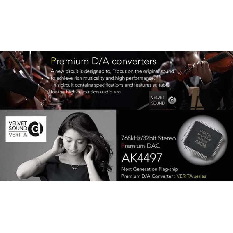 Zishan AK4497EQ 16G DSD Lossless HIFI headphone