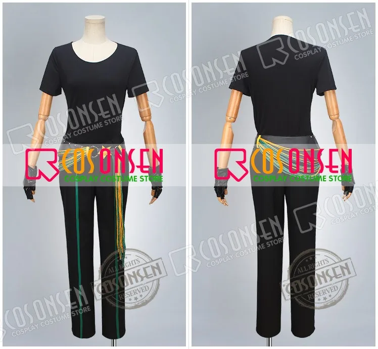 Косплей ONSEN The Ensemble Stars ryusetai Midori Takamine косплей костюм все размеры на заказ Зеленый