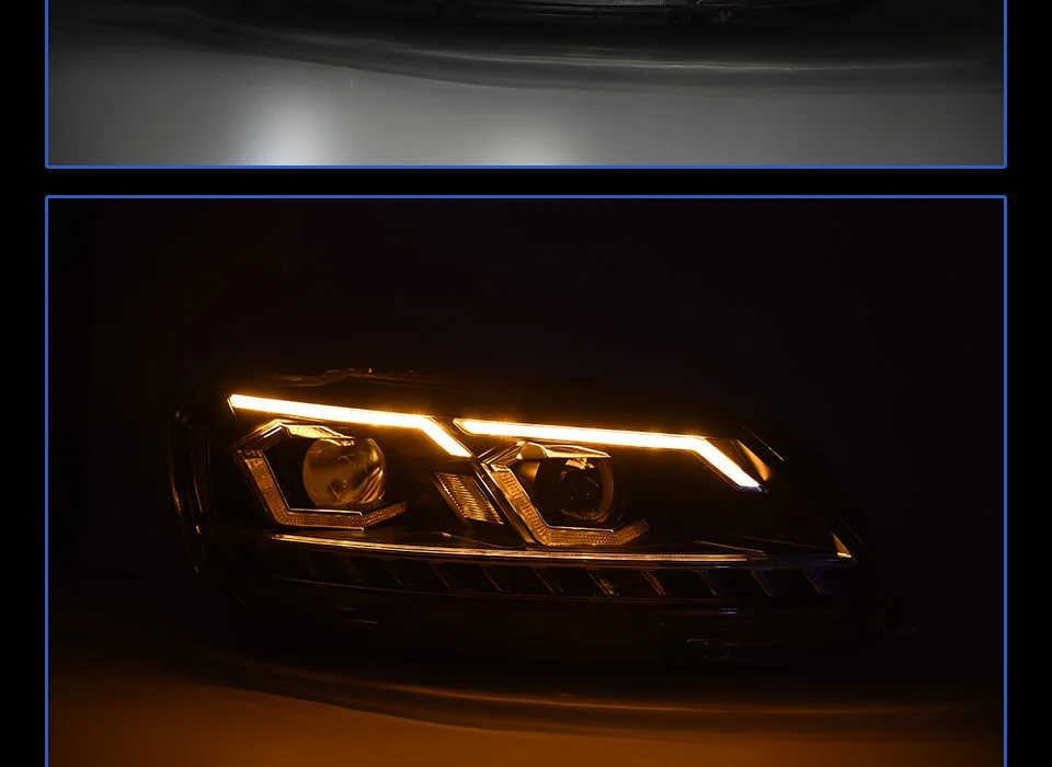 AKD автомобильный Стайлинг для VW Passat B7 фары 2011- светодиодный фары DRL Hid фары линзы проектора bi xenon луч аксессуары