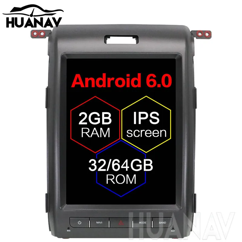 Автомобильный мультимедийный плеер Tesla Android без DVD плеера GPS навигация для Ford F150 2009