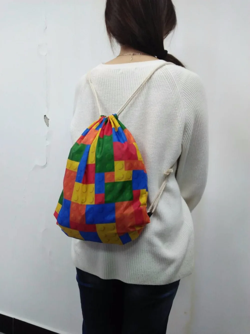 Forudesigns Для женщин Drawstring сумка женские 3D с цветочным принтом рюкзак Обувь для девочек Дети Мода упаковки Вышивка Крестом Пакет для путешествий Mochilas