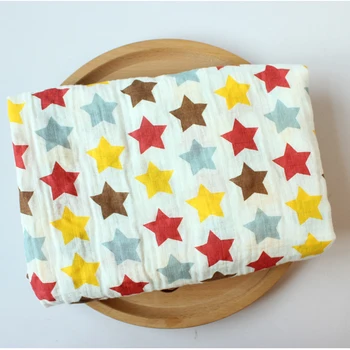 

【Spring&Summer】Multi-use Baby Blanket Cartoon Cotton Newborn Muslin Swaddle BlanketComfortable Infant Bath Towel Blanket/Wrap