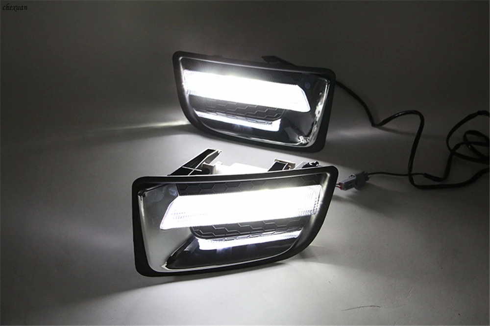 CSCSNL 1 комплект для ISUZU D MAX DMAX 2014 2015 светодиодный DRL Габаритные огни 12В ABS колпак