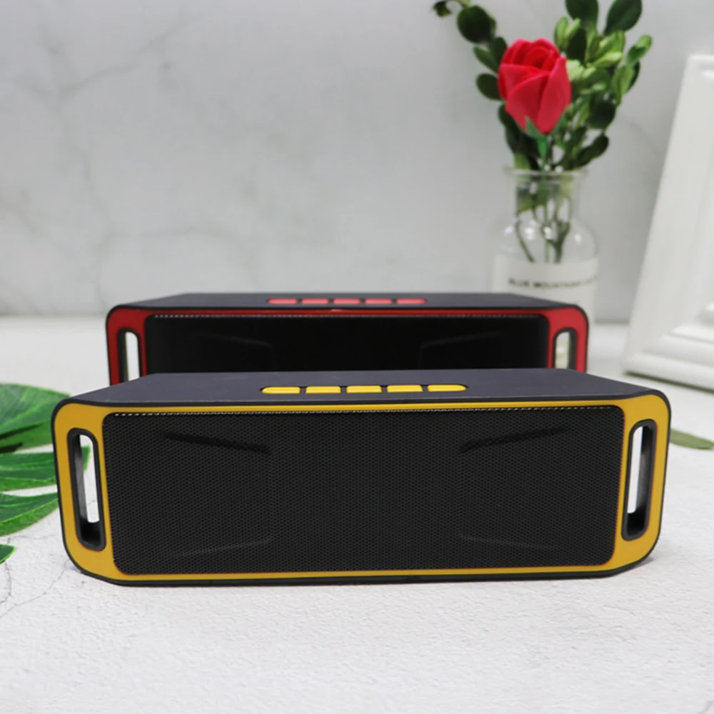 

Wireless Bluetooth Speaker SC208 Computer Mini Dual Portable Small Stereo Car Subwoofer Portable Speaker BlueTooth Speaker